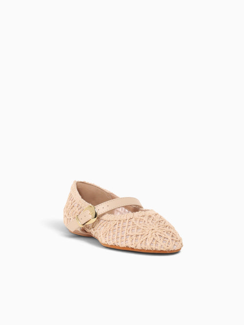Ana Beige Tramado Lurex Beige / 5 / M
