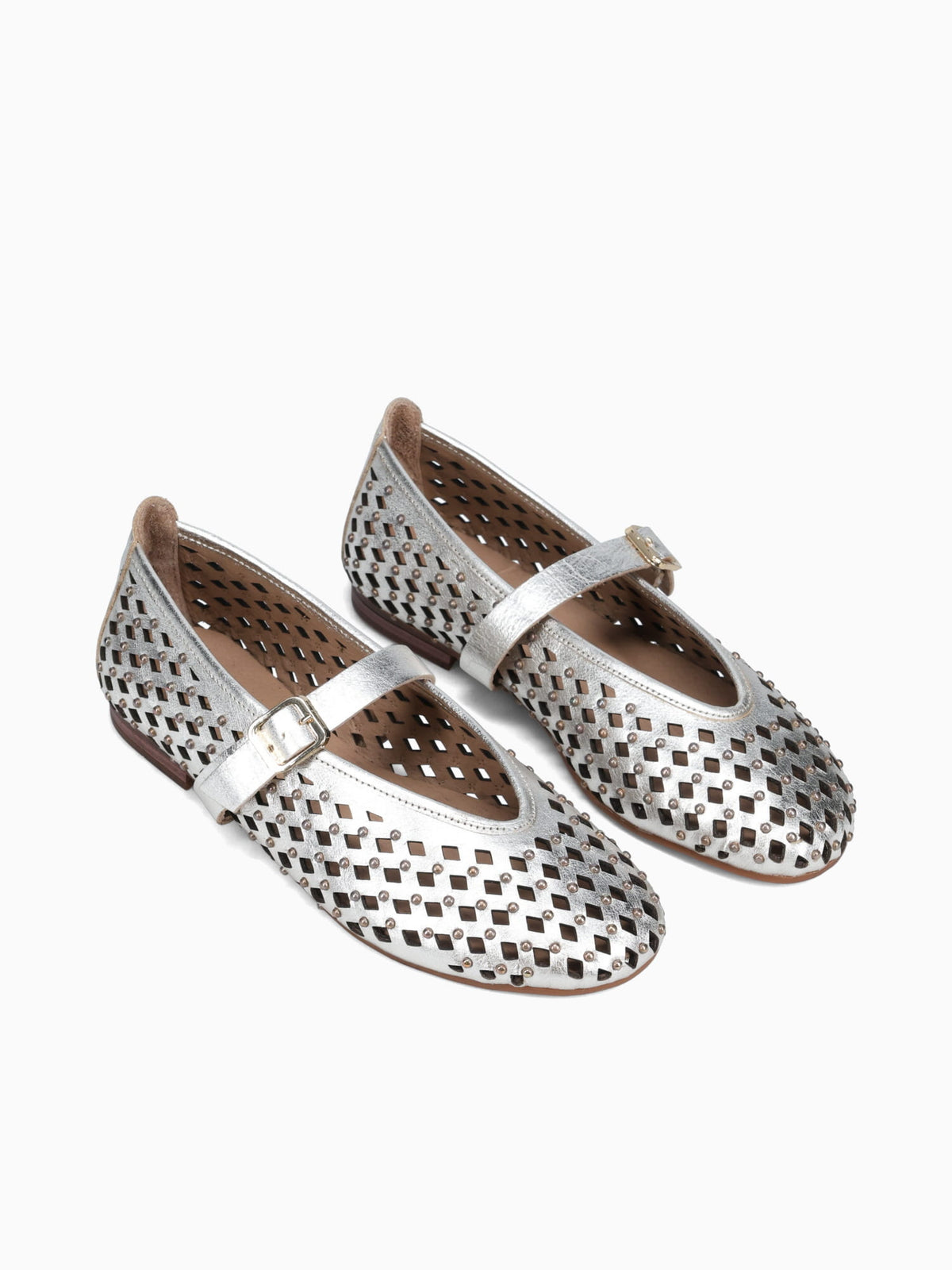 Zeynep Egenog Metallic Leather Natural / 5 / M