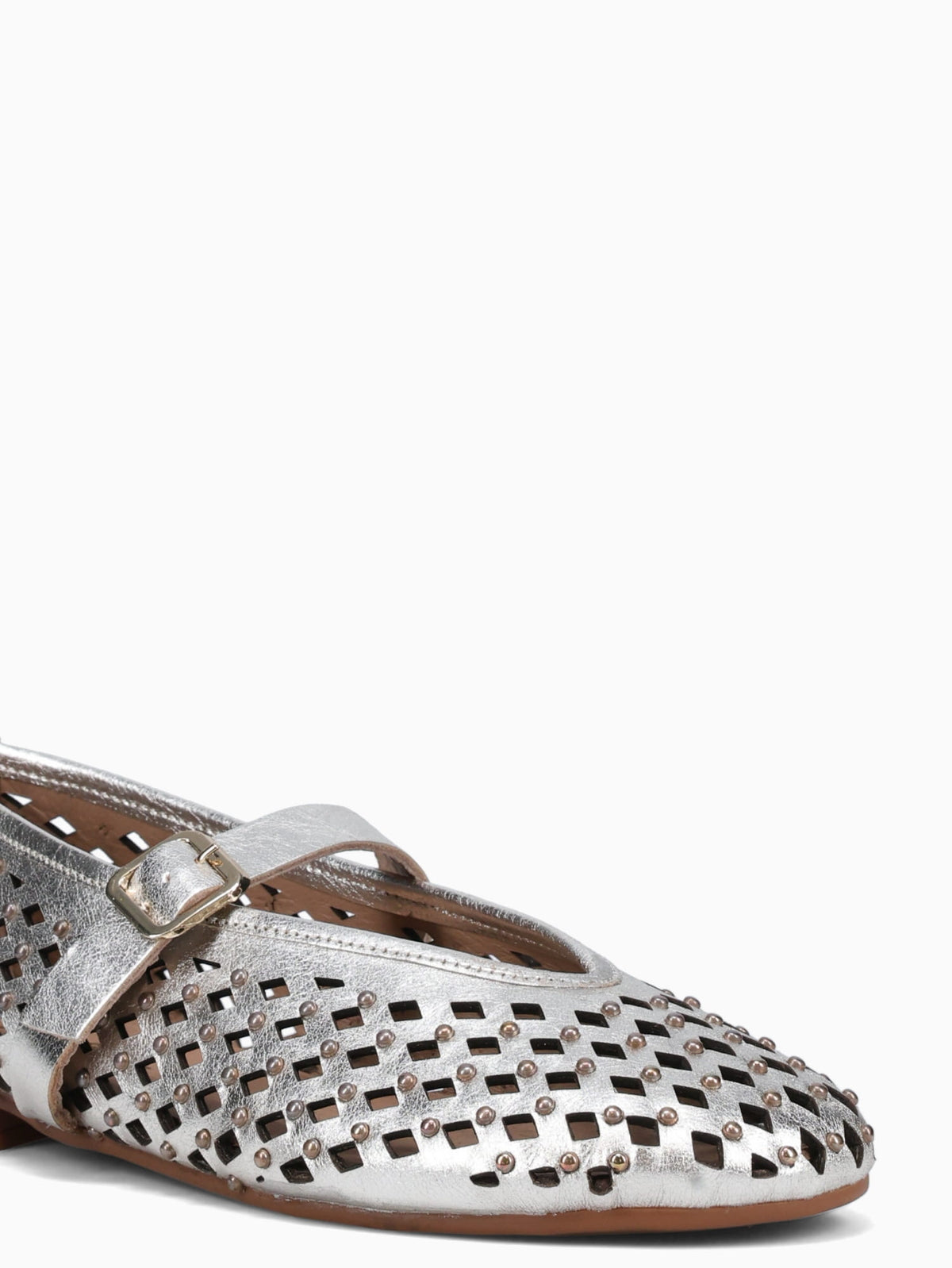 Zeynep Egenog Metallic Leather Natural / 5 / M