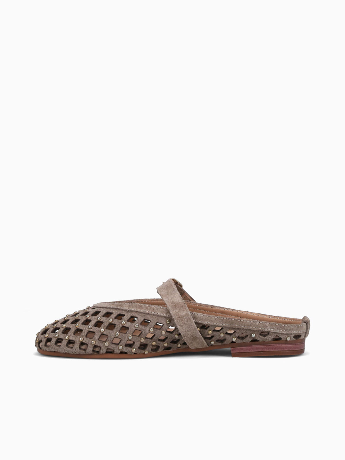 Defne Cappuccino Suede Leather Natural / 5 / M