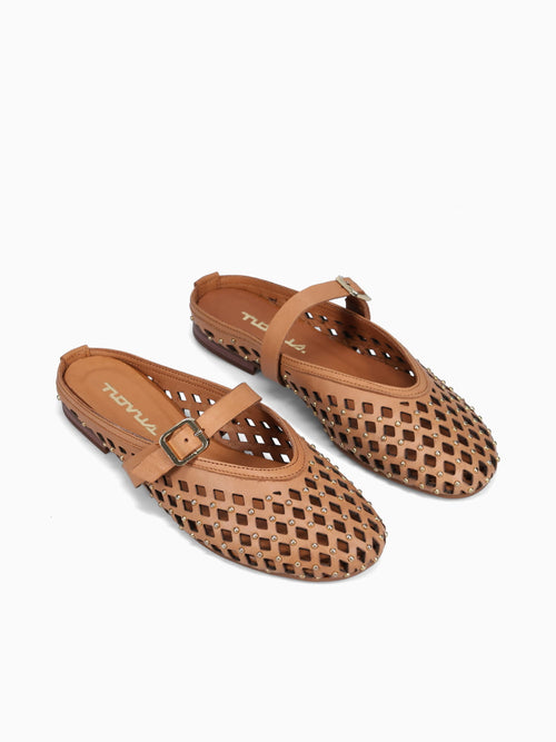Defne Coconut Leather Tan / 5 / M