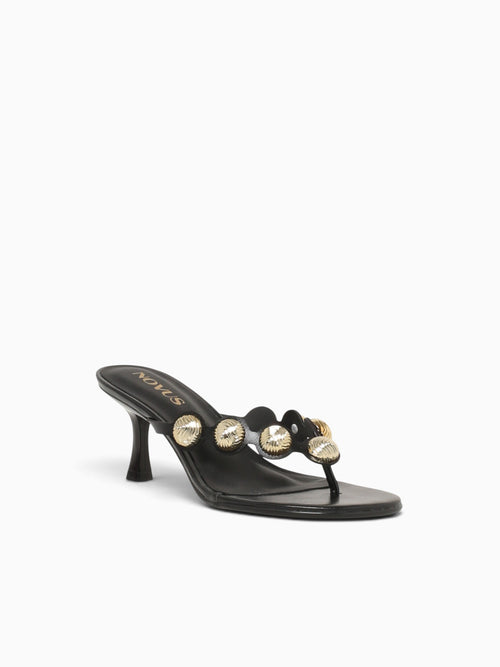 Margarete Black Gold smooth Black / 5 / M