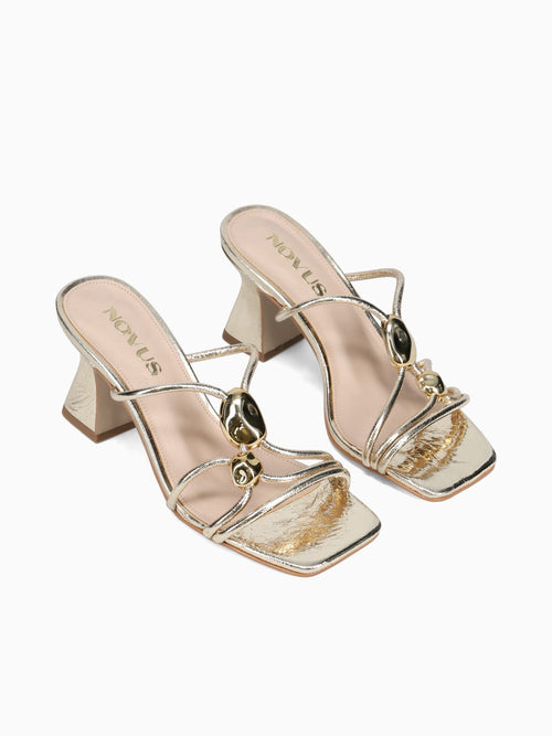 Liliah Ouro Light Bala Leather Gold / 5 / M