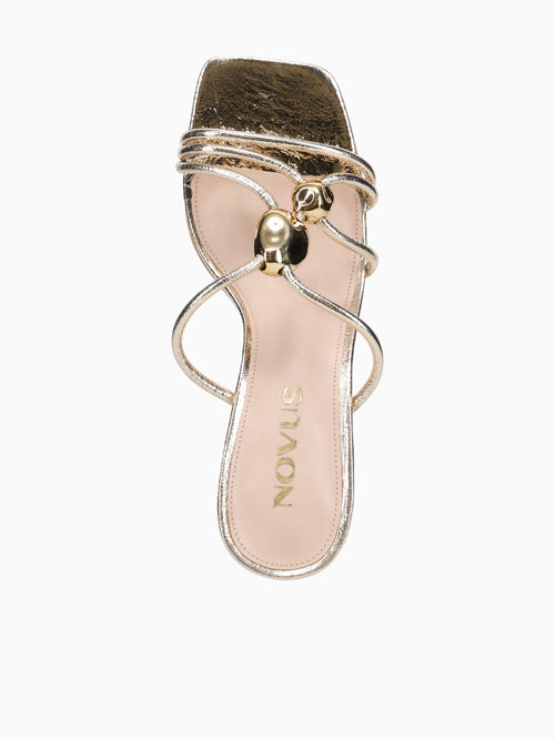Liliah Ouro Light Bala Leather Gold / 5 / M