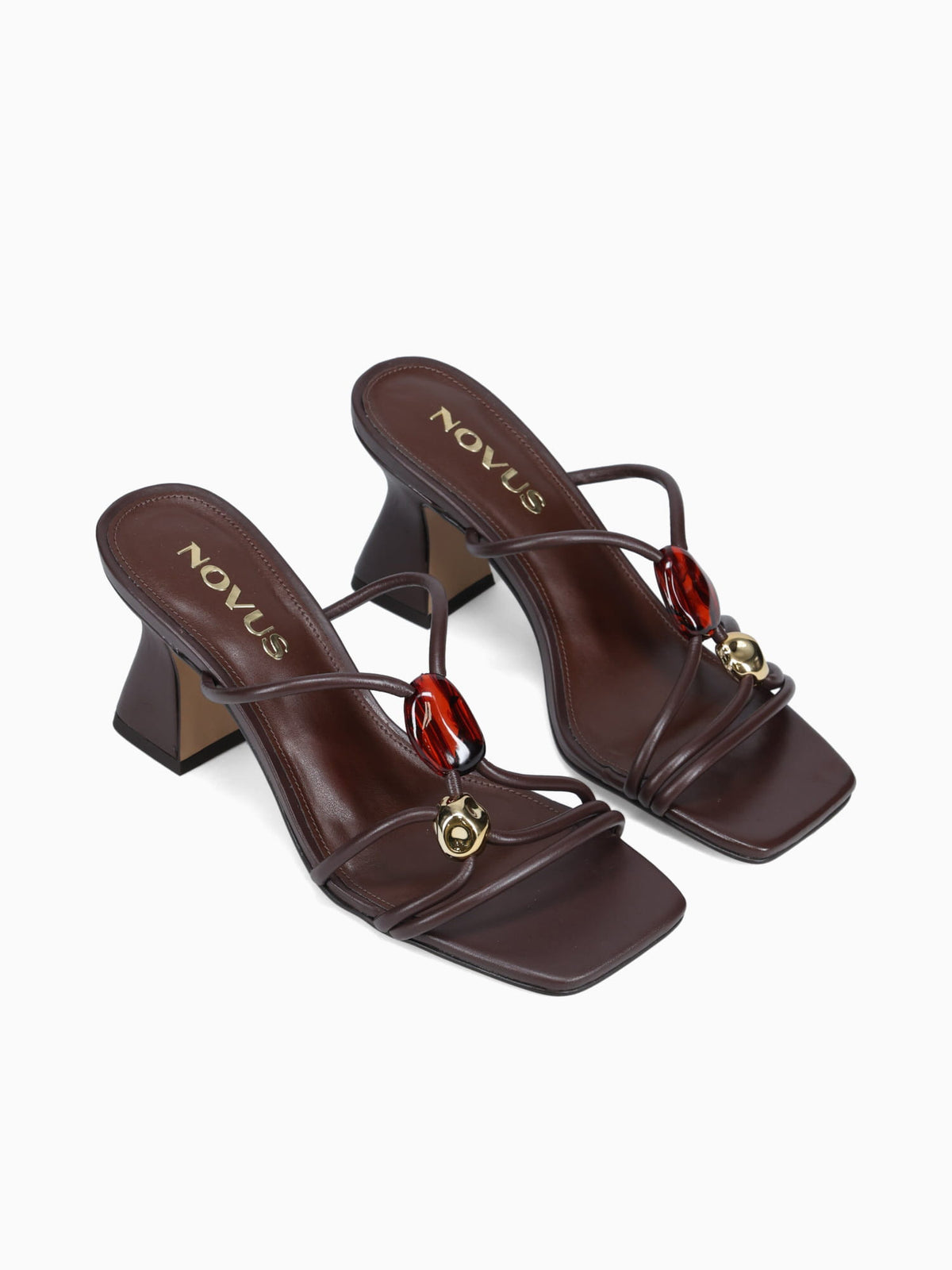 Liliah Brown Leather Brown / 5 / M