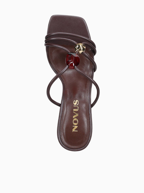 Liliah Brown Leather Brown / 5 / M