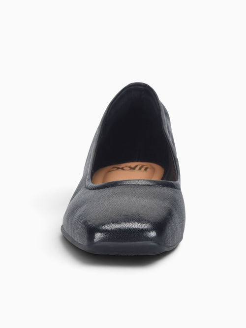 Poppy Black Leather Black / 6 / M