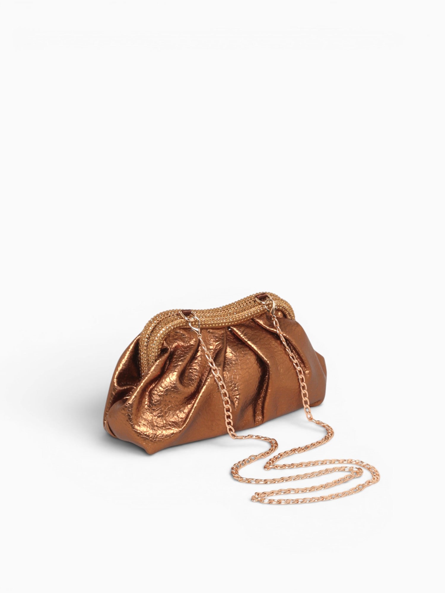 Ophelia Clutch Brown Bronze