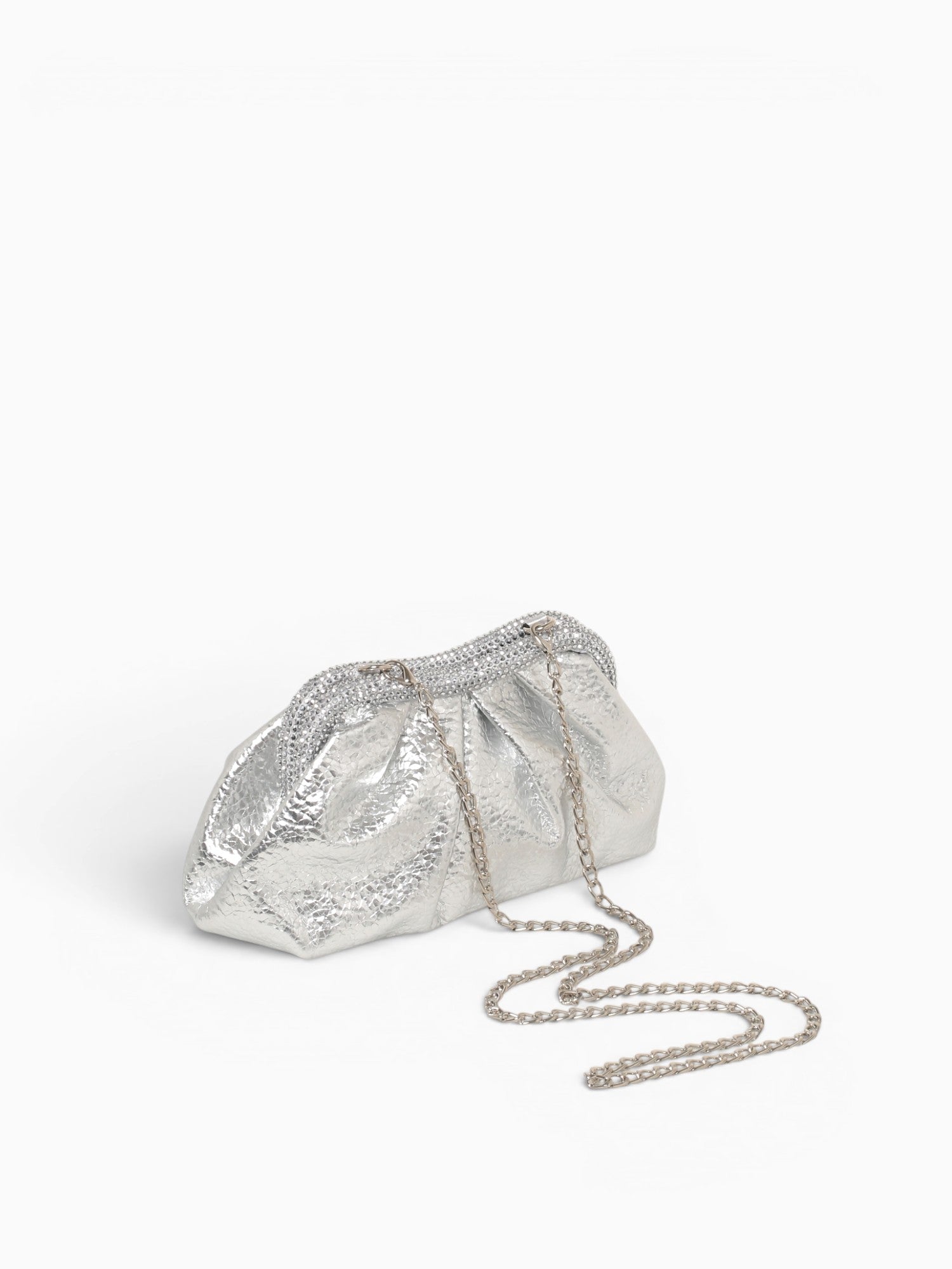 Ophelia Clutch Silver Silver