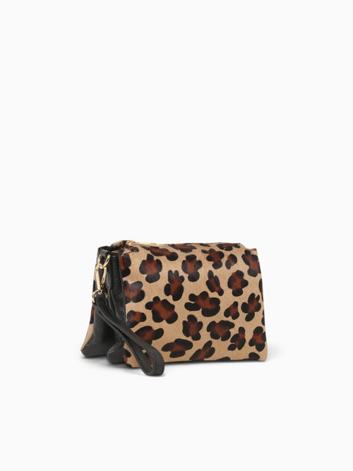 Elvira Crossbody Leopard Brown Multi