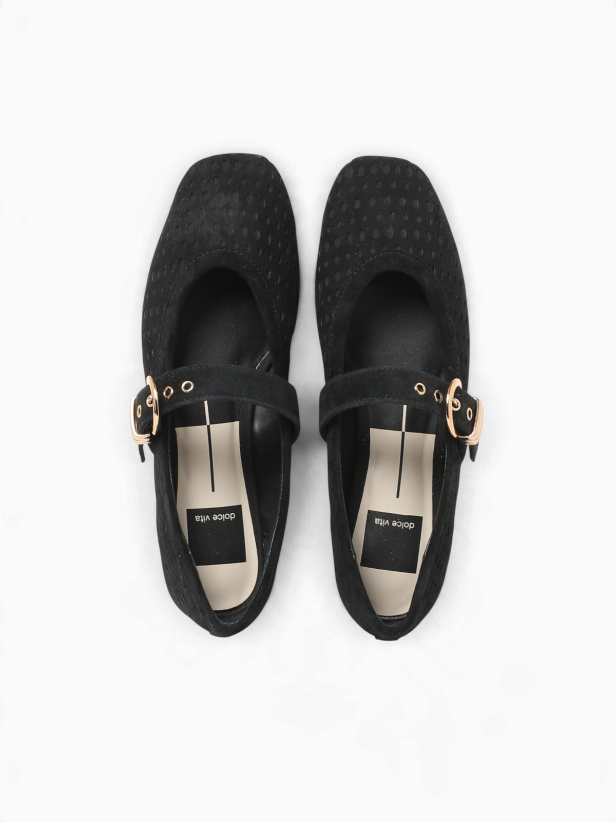 Mikela Onyx Perf Suede Black / 5 / M