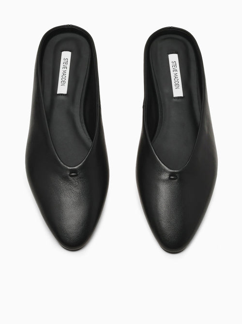 Sherman Black Leather Black / 6 / M