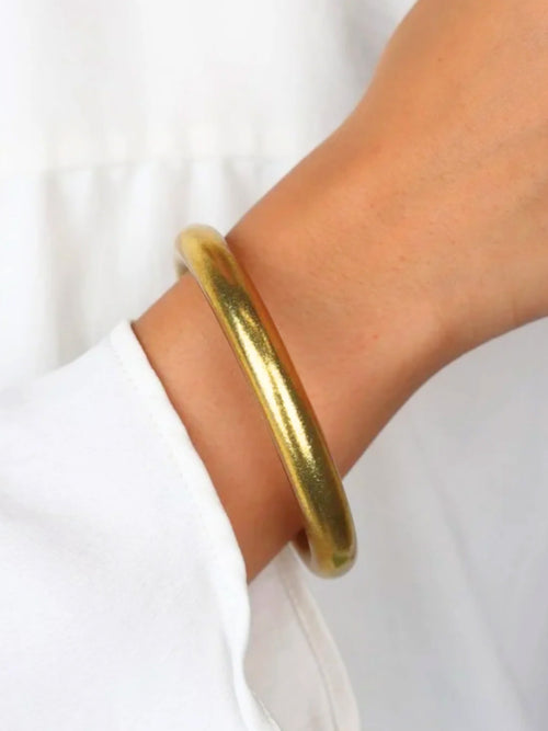 Koi Lumiere Tzubbie All Weather Bangle Gold / S