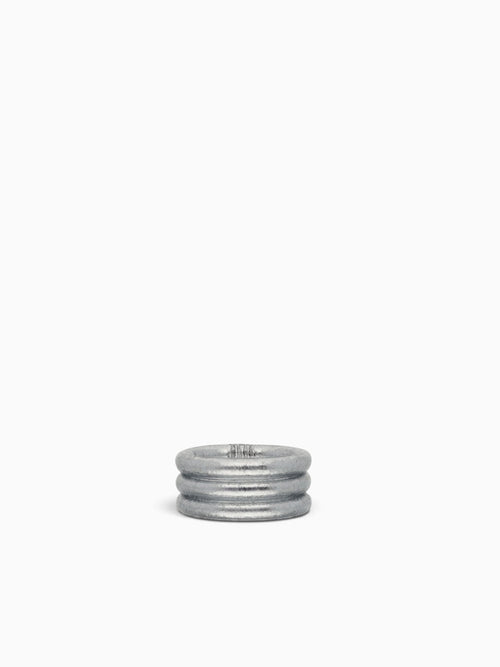 Ash All Weather Rings (set Of 3) Pewter / 7