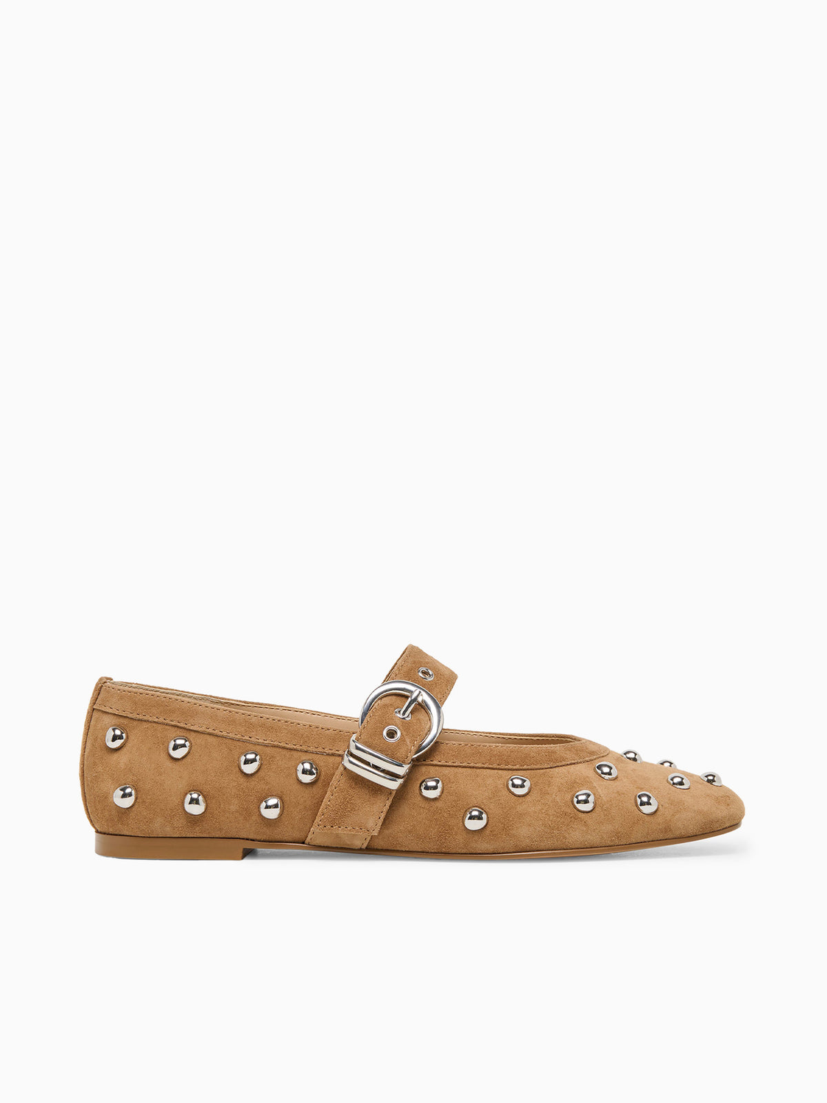 Mikel Stud Lt Brown Suede Brown / 5 / M