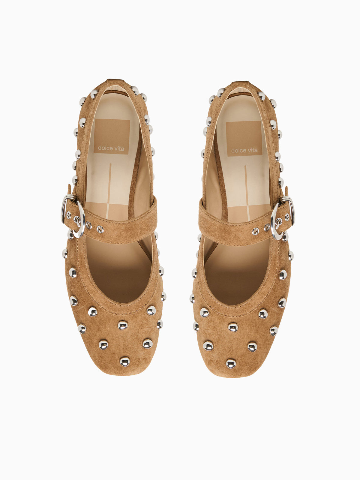 Mikel Stud Lt Brown Suede Brown / 5 / M