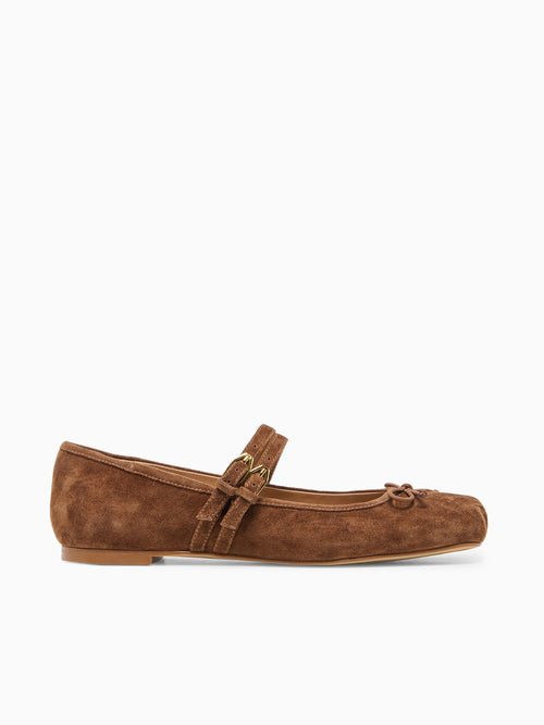 Gibsen Cocoa Suede Medium Brown / 5 / M
