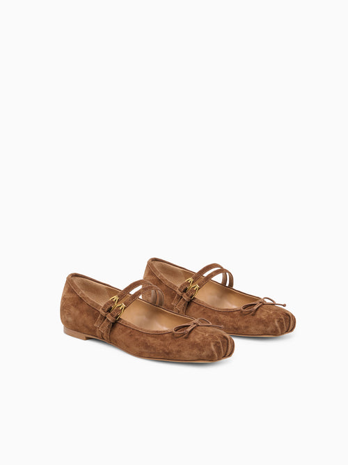 Gibsen Cocoa Suede Medium Brown / 5 / M