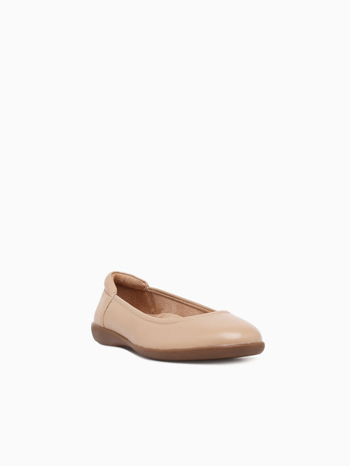 Flexy Nude Leather Beige / 5 / M
