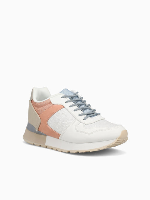 ANN 202103021 WHTBEIGPINK White / 5 / M