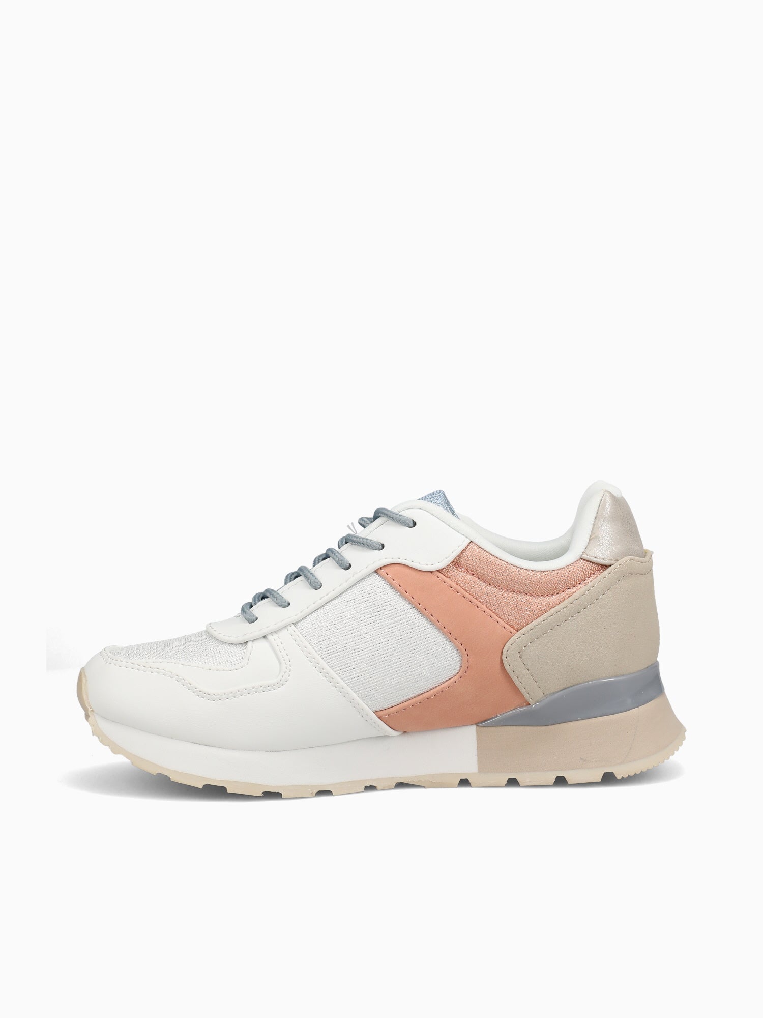 ANN 202103021 WHTBEIGPINK White / 5 / M