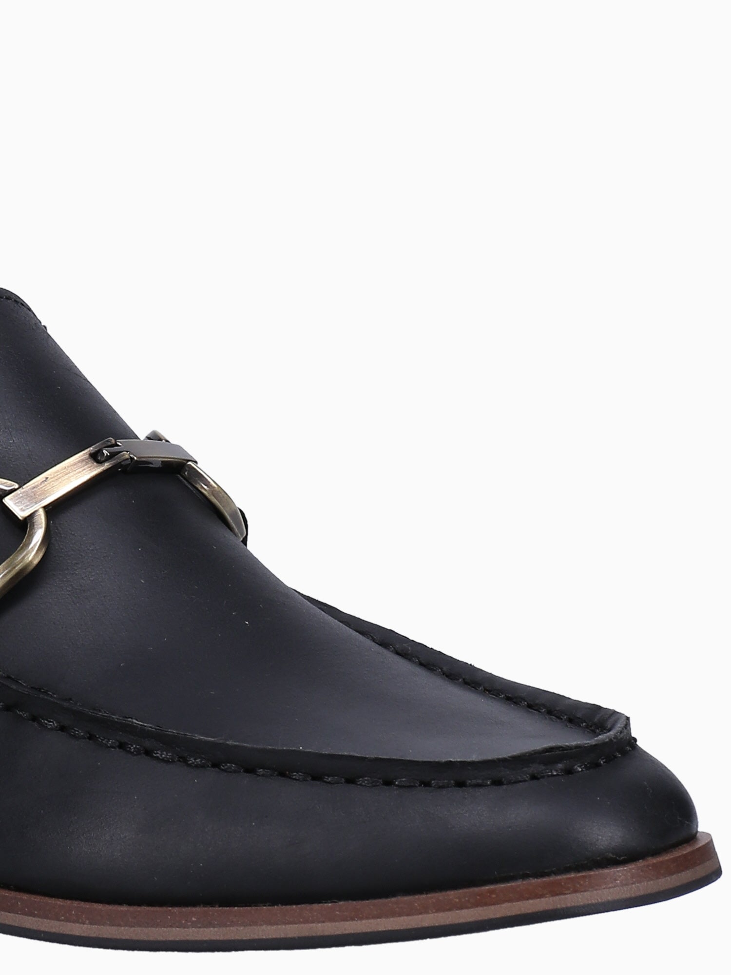 MATTHEW JP13331 BLACK BRUSH CALF LEA Black / 7 / M