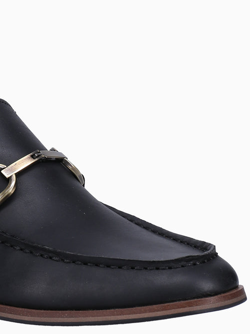 MATTHEW JP13331 BLACK BRUSH CALF LEA Black / 7 / M