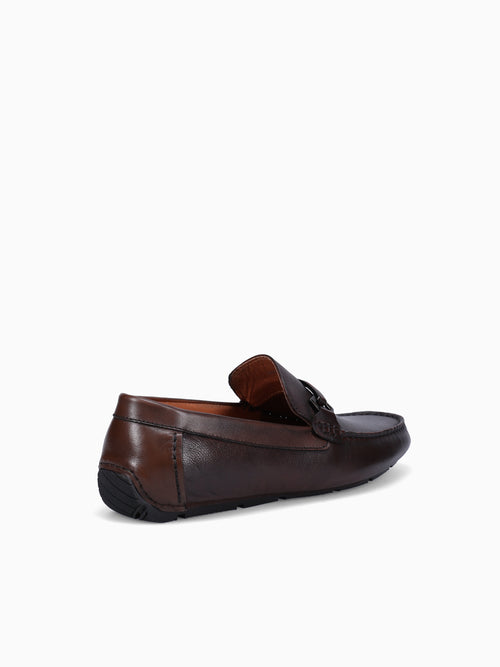 PAUL JP13067 BROWN TUMB LEATHER Brown / 7 / M