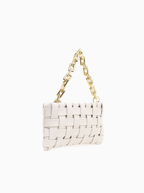 Sq681 Woven Envelope White White