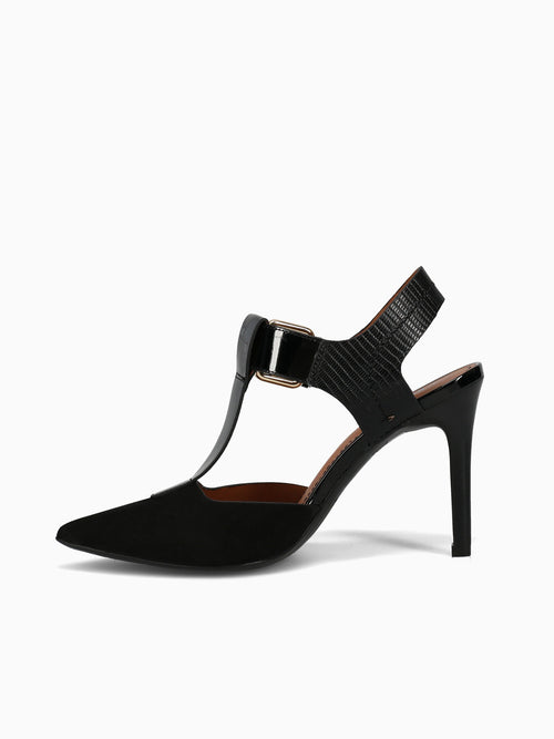 Ginger Preto Floater Verniz Black / 5 / M