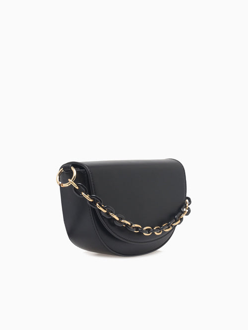 6024 Odette Flap Bag Black Black
