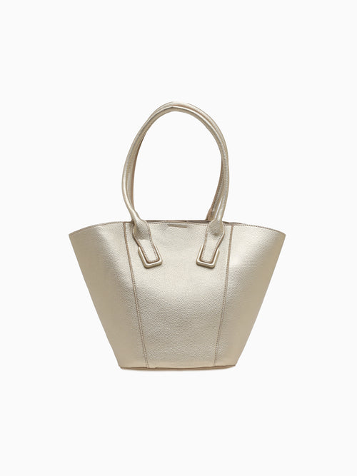 529 Yuliana Tote Platino Platinum