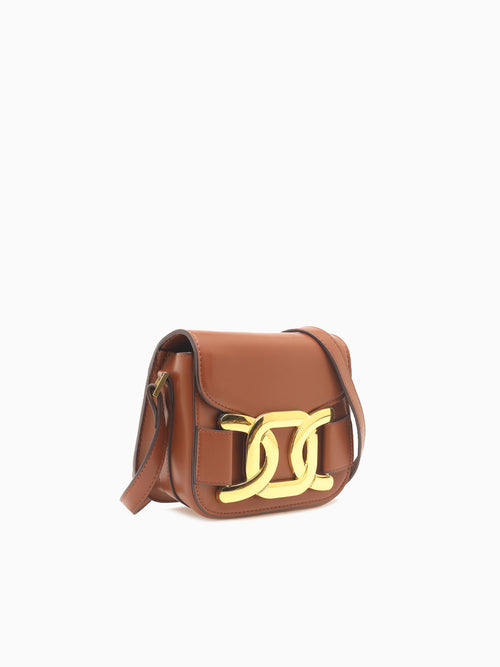 609 Flap Crossbag Tan Tan