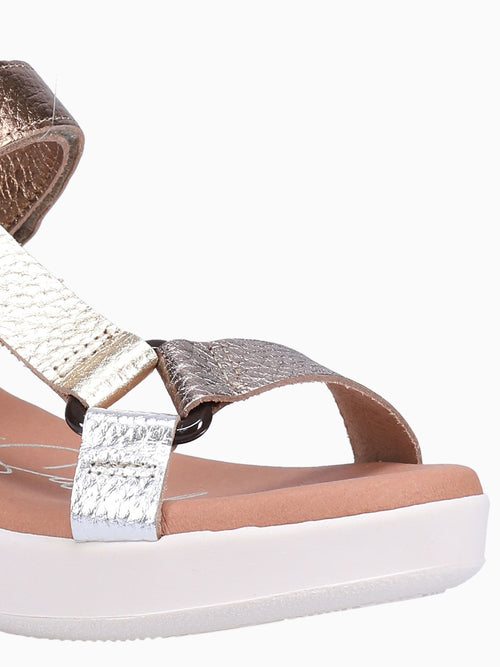 4993 Multi Metal Leather Multi / 5 / M