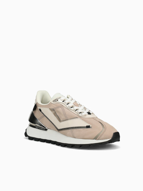 Qwark Spur Beige Platinum suede Nylon Beige / 36 / M