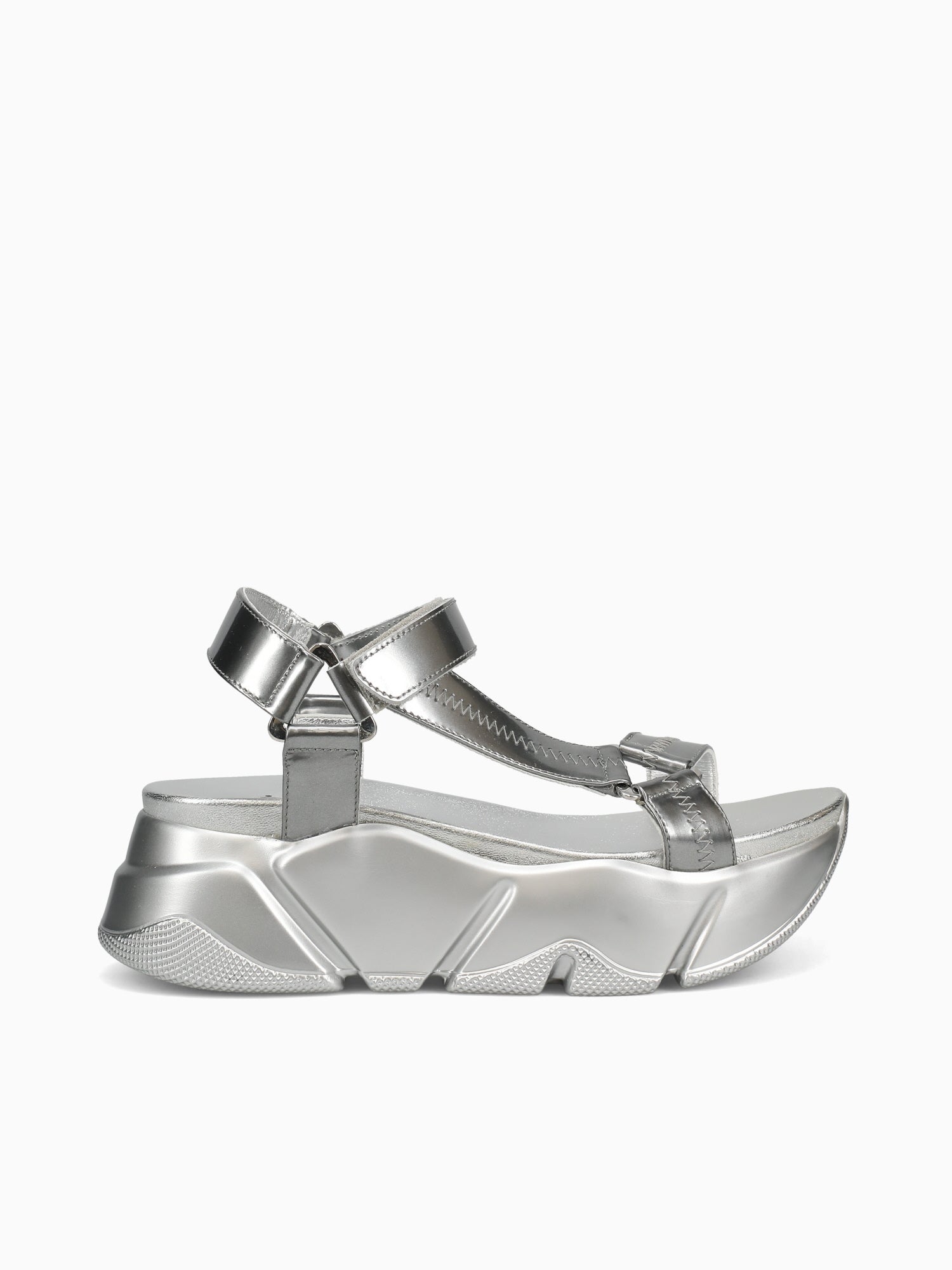 Morgana Silver Metallic Leather Silver / 36 / M