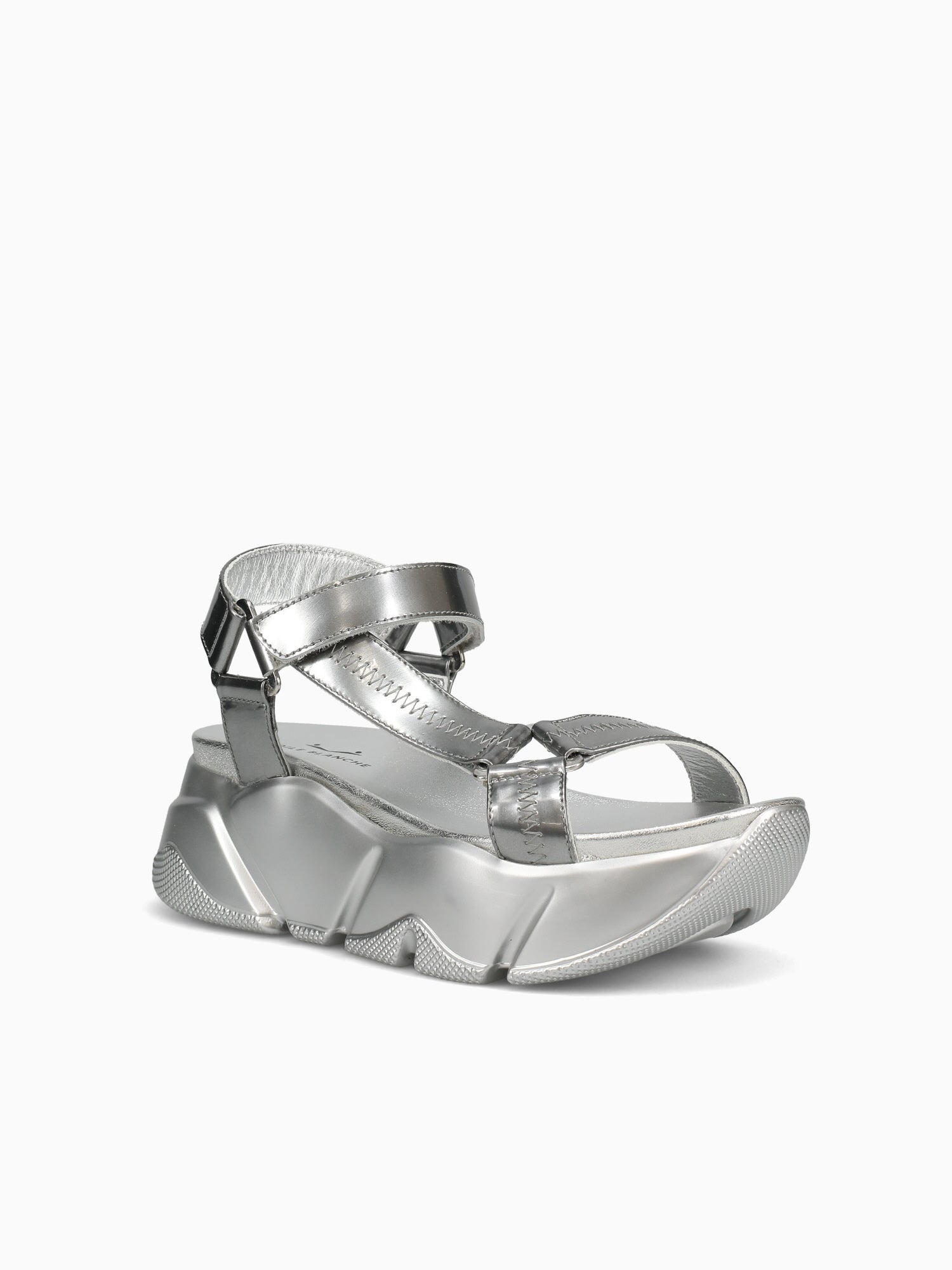 Morgana Silver Metallic Leather Silver / 36 / M