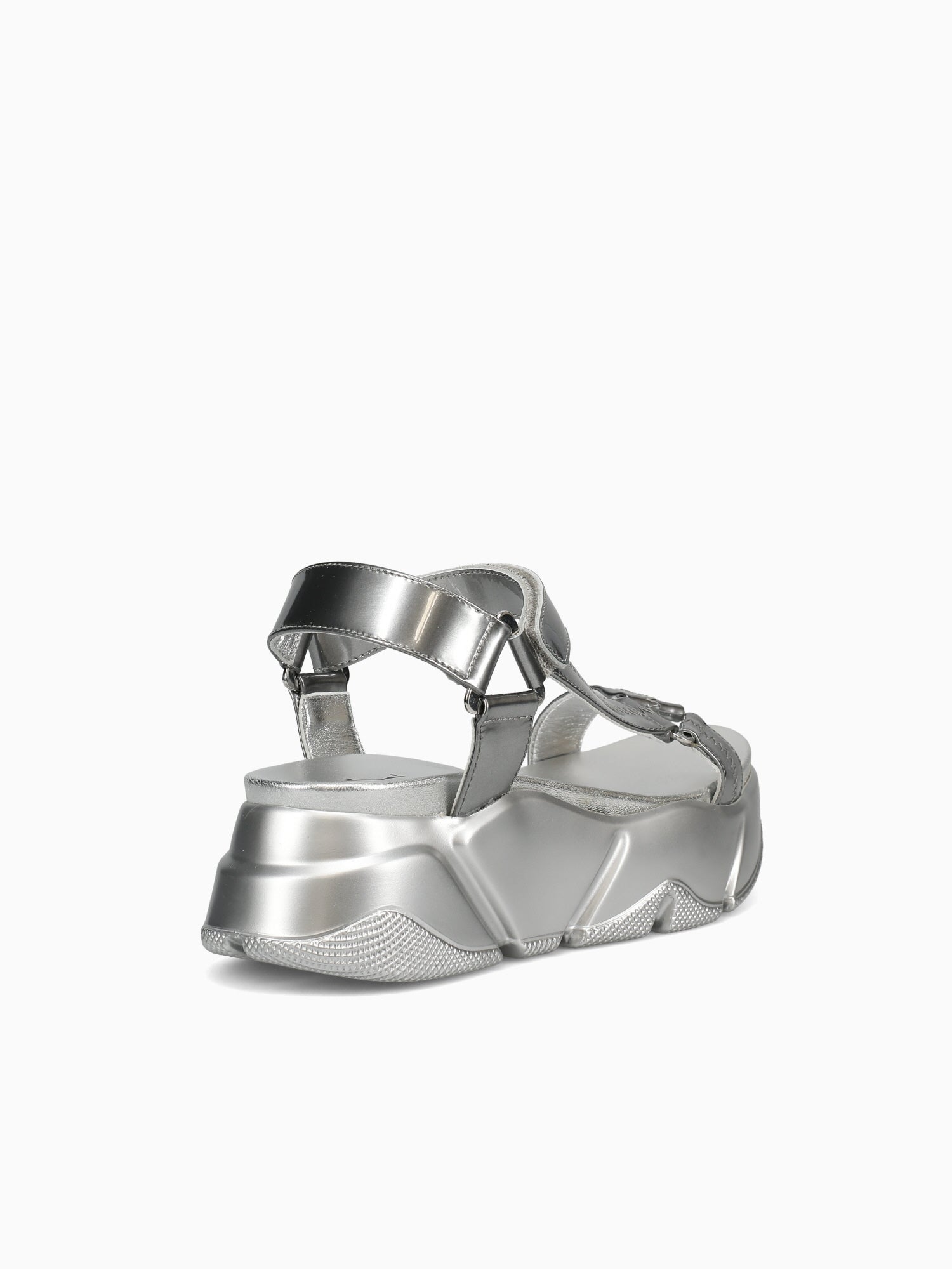 Morgana Silver Metallic Leather Silver / 36 / M