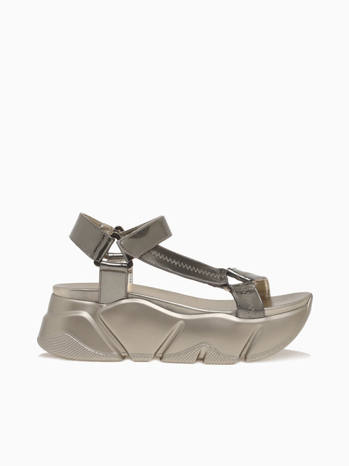 Morgana Platinum Metallic Leather Platinum / 36 / M