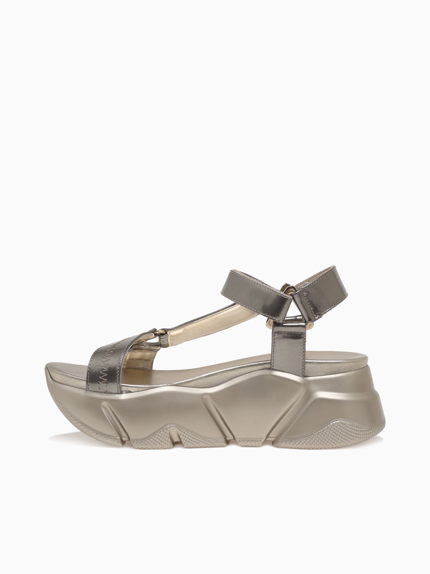 Morgana Platinum Metallic Leather Platinum / 36 / M