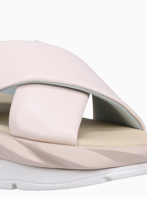 Mellow Sandal 4CS170008 Cream Sheep Beige / 37 / M