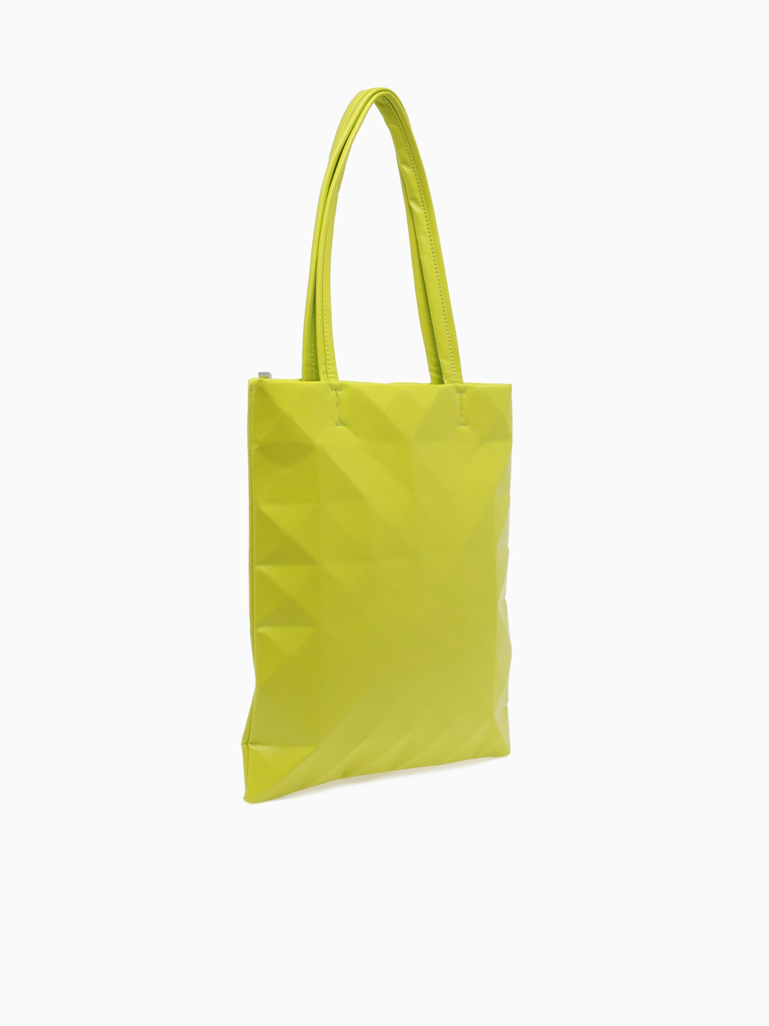 6565 Geometric Shopper Neon Bright Green