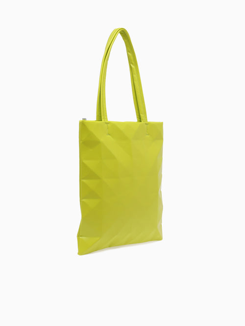 6565 Geometric Shopper Neon Bright Green