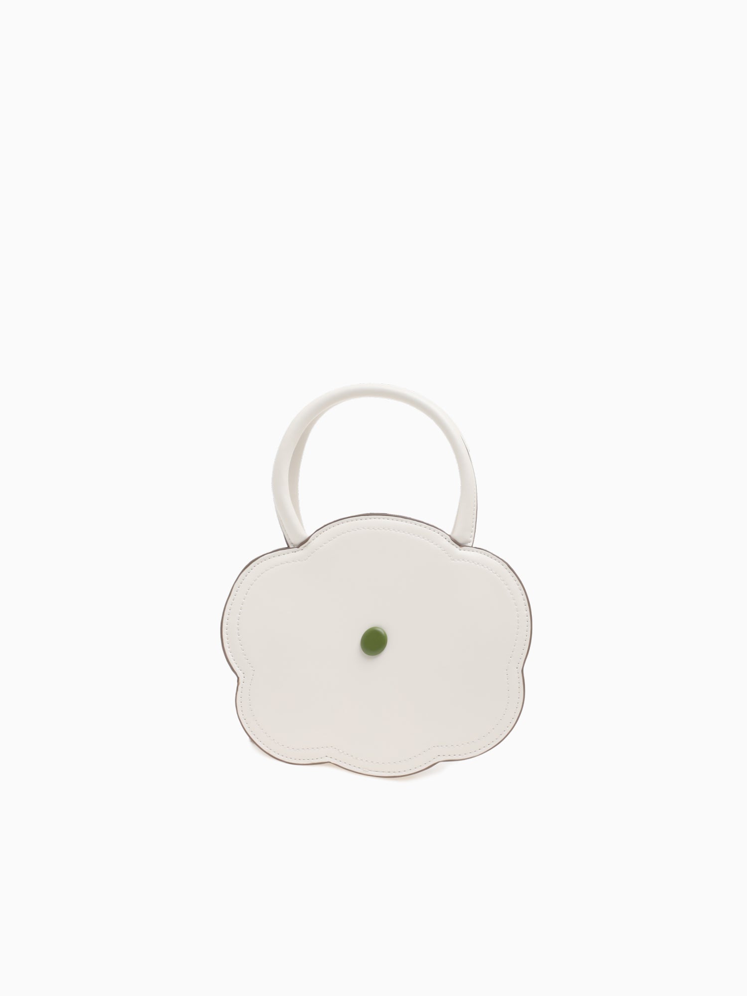 1204 Flower Mini Bag White White