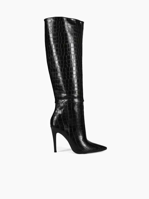 Scryer Preto Croco Black / 5 / M