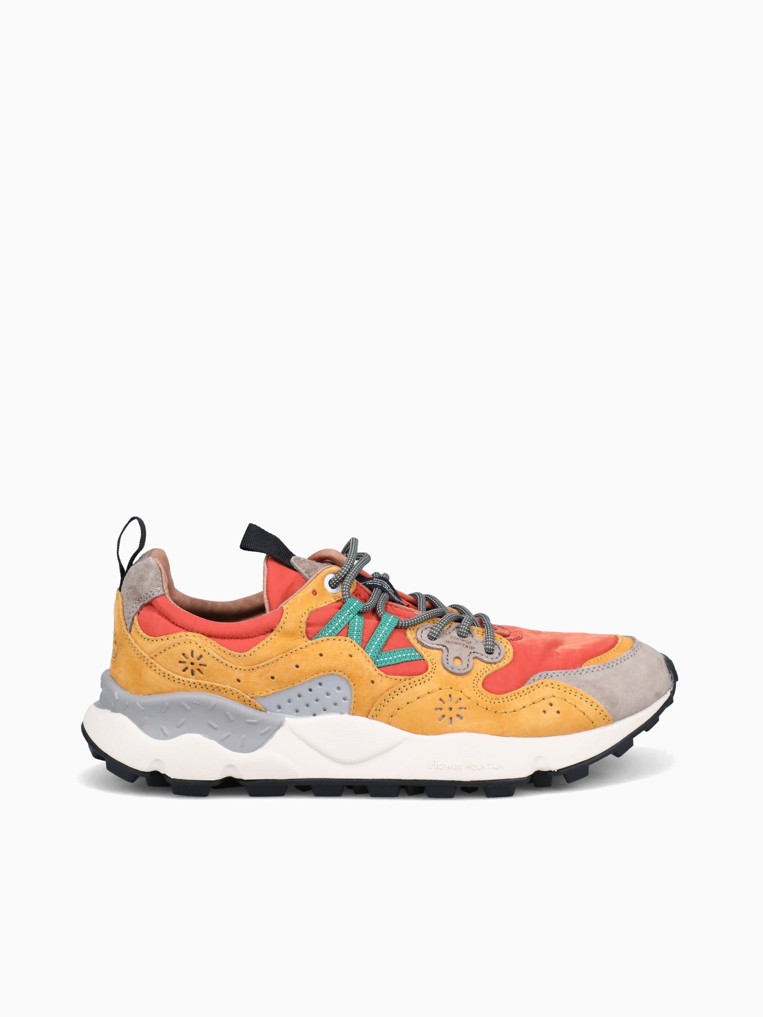 Yamano 3 Man Orange Tan suede Nylon Orange / 41 / M