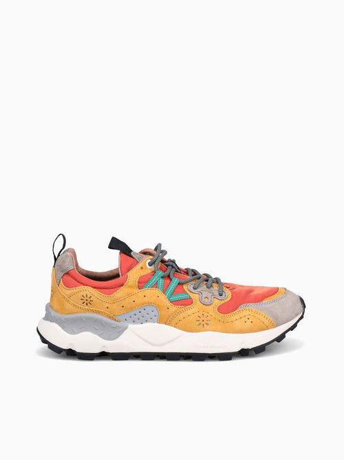 Yamano 3 Man Orange Tan suede Nylon Orange / 41 / M