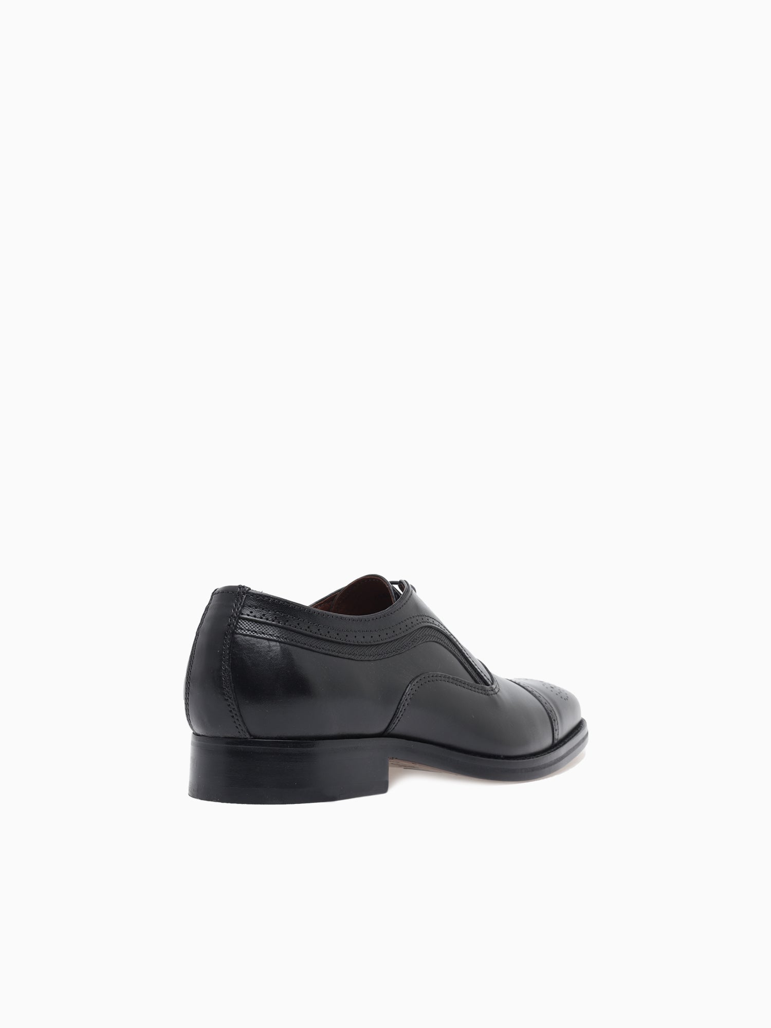 Danridge Cap Toe Black Leather Black / 7 / M