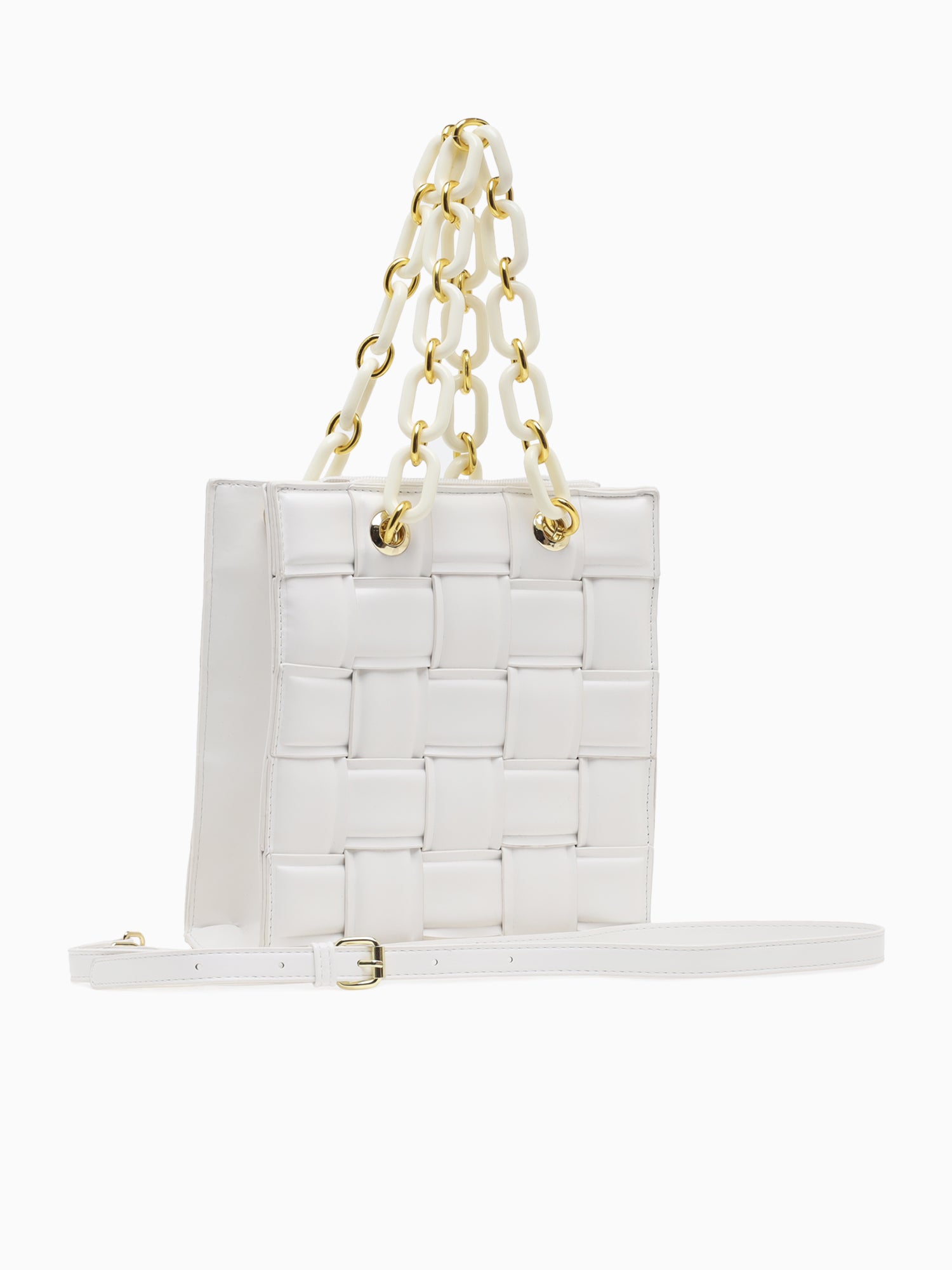 Easton Shopper White White