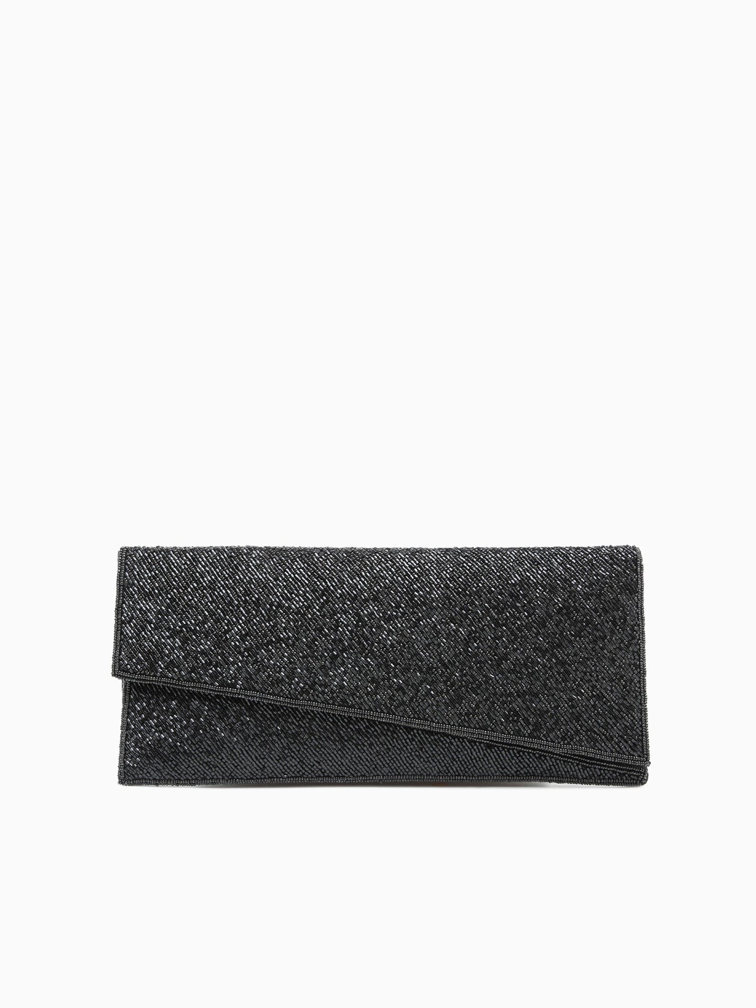 Bead Clutch Black Black